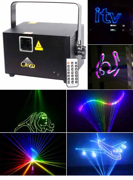 Распродажа лазерной рекламы Promolaser LAYU AP25RGB PRO для 500 метров